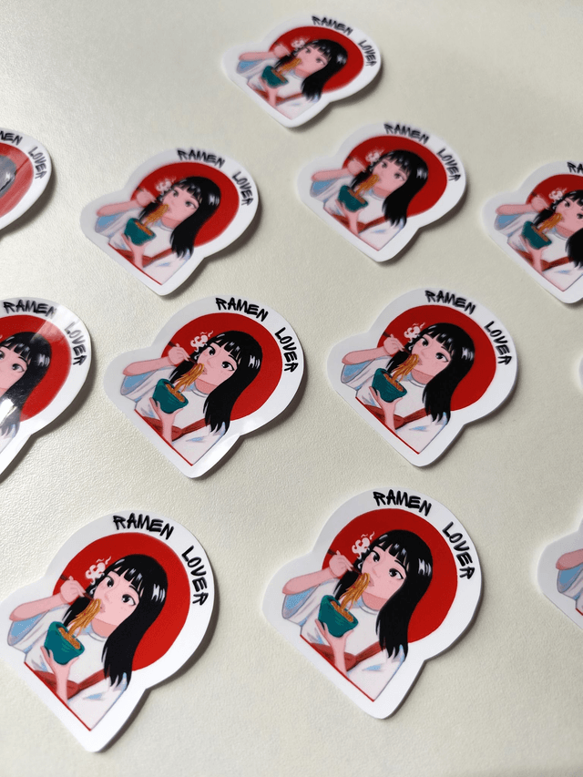 Stickers Ramen lover girl