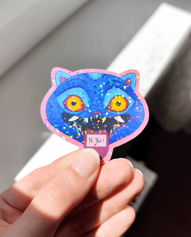 Sticker tigre Kpop 
