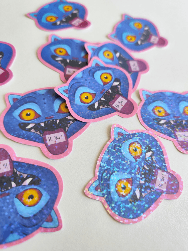 Sticker tigre Kpop 