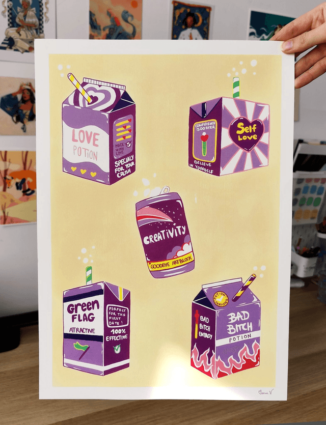 Briques de Potions A3