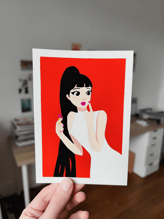 Red woman